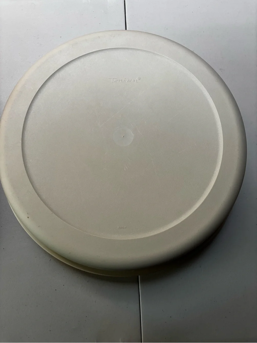 Vintage Tupperware Divided Serving Tray with Lid and sm round dipping container